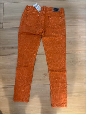 NEW EXOCET Skinny Stretch Distressed Colored Jeans 9 32/30
